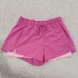 Apana Women's Pink Athletic Shorts